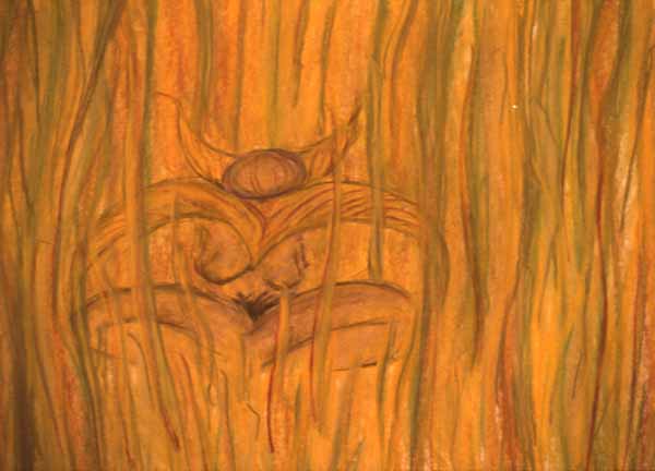 Grass Goddess pastel Zoras Garden Lore Stephan