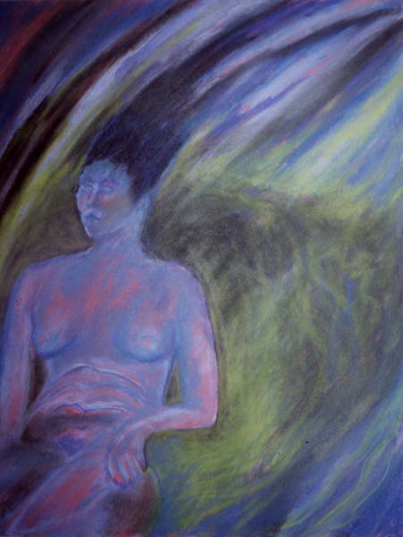 Queen pastel drawing Zoras Garden Lore Stephan