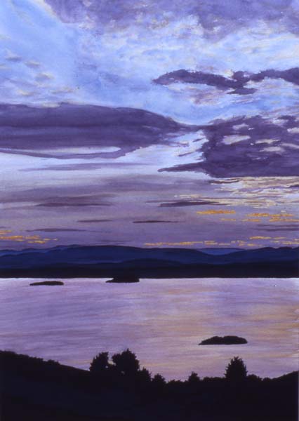 Sverige I Farge watercolor Zoras Garden Lore Stephan