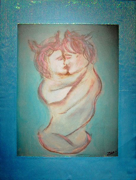 Bellezza acrylic painting by Zoras Garden Lore Stephan